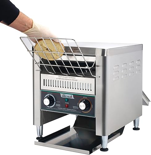 Miniatura 4 de Winco Tostadora transportadora comercial ECT-700, 700 rebanadas/hora