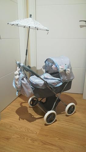 Coche De Muñecas Plegable Martin De 60x38x65 Cm – Práctico Y Resistente Para Jugar A Transportar A Tus Muñecas Favoritas