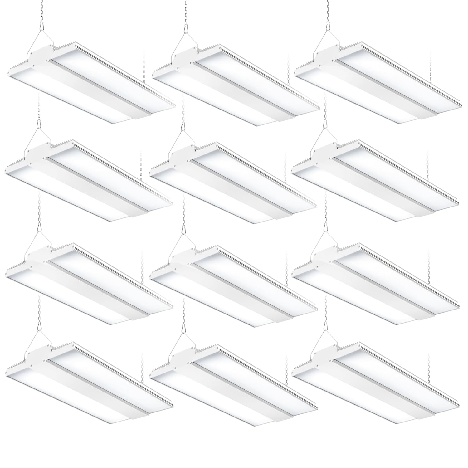 150W Linear High Bay Shop Light 22500LM UL DLC Listed 5000K LED High Bay Light 0-10V Dimmable 150LM