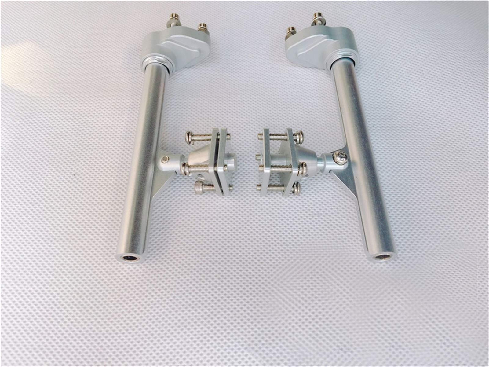 Druckerteile 4,76 mm Flexible Wellenhalterung Motorwellenbefestigung Halterung Lagerbuchse Aufhänger 110 mm Ersatzteile Geeignet für CAT Bootsmodell Ersatzteile (Farbe: 2 Stück Schwarz)