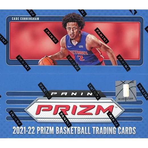 2021/22 Panini Prizm NBA Basketball Retail Box - 24 Packs - 96 Trading Cards Total