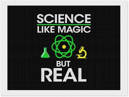 Science Like Magic But Real 5D Diamond Art Painting Kits Full Drill Pictures Arts Craft for Home Wall Decor for Adults DIY Gift