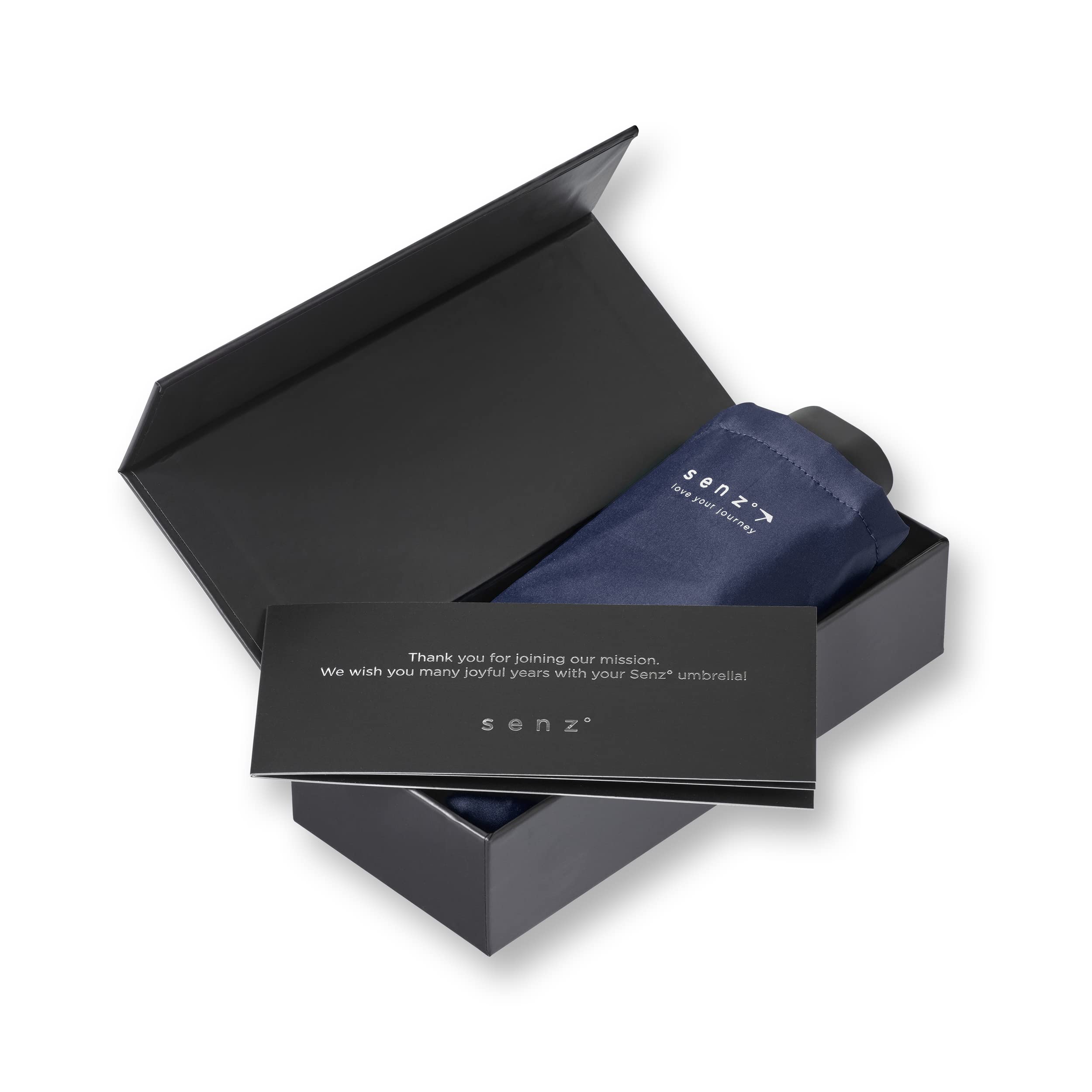 SENZ ° micro foldable storm umbrella midnight blue, midnight blue, Północ niebieski