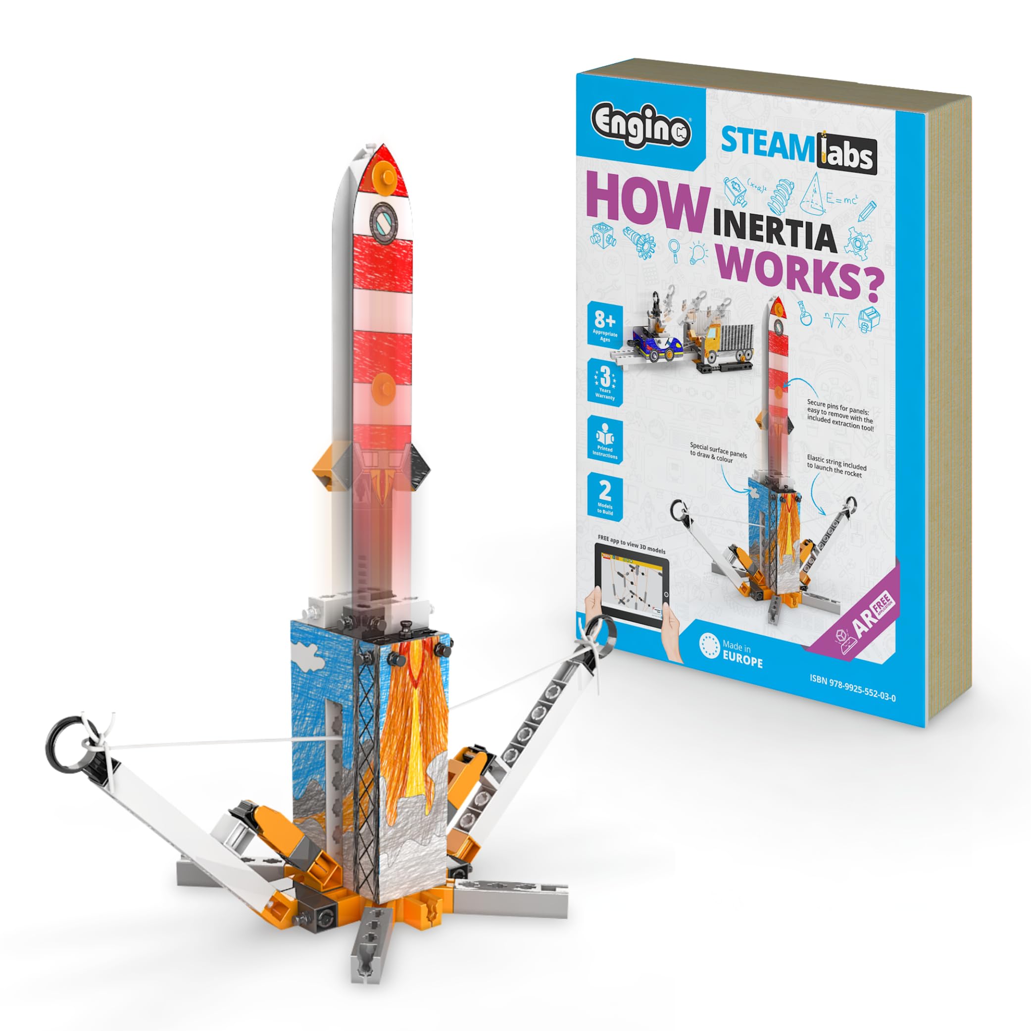 Engino How Inertia Works Building Set - STEM Educational Toy - Ages 8+