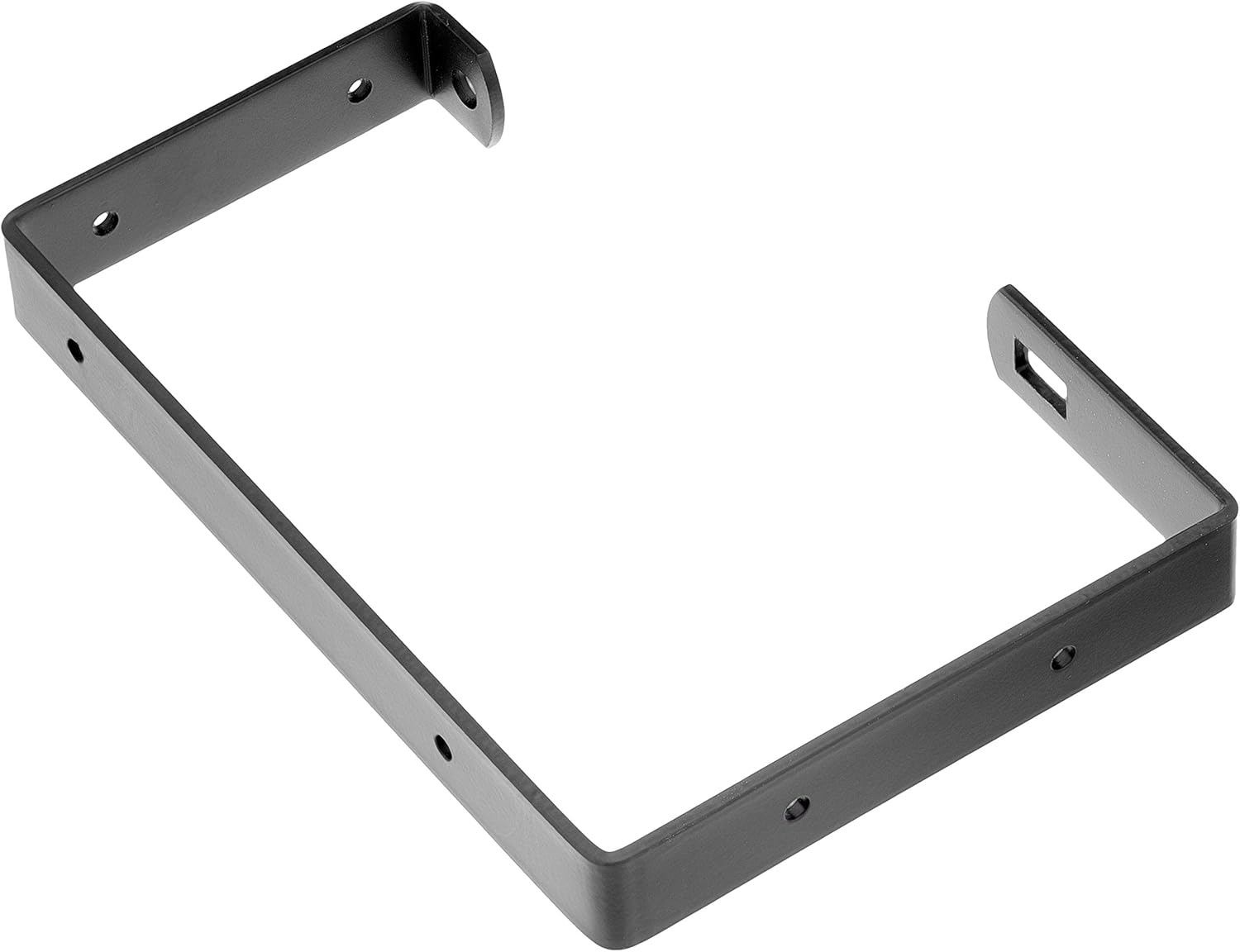 ST0555B 2 Pack Universal Lockable Wall Ladder Rack Brackets Secure Storage, Black, 170 x 235 x 30 mm