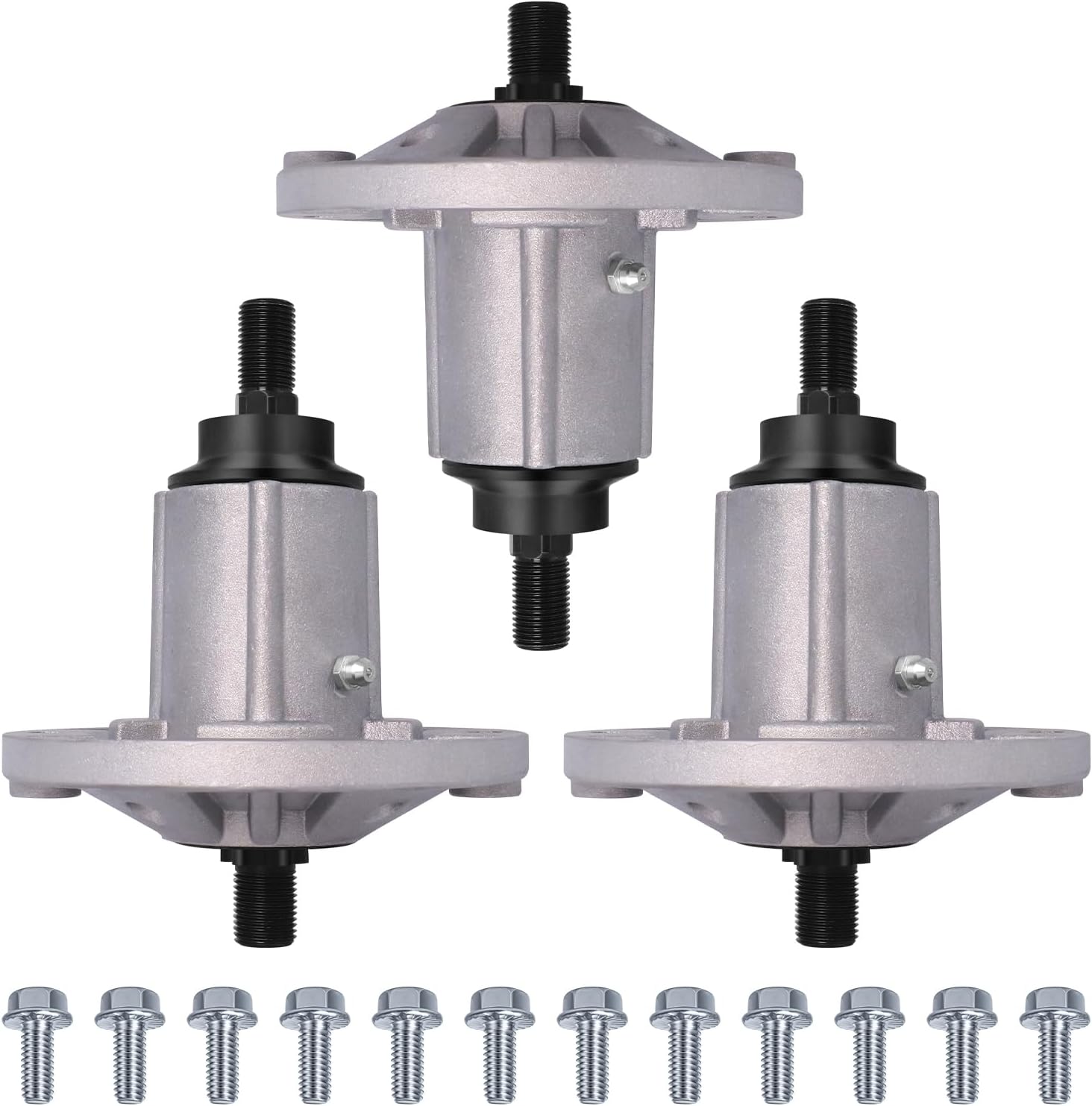 Podoy GY21099 Spindle Assembly Compatible with John Deere 190C D170 G110 E180 LA150 LA175 54 Inch Decks GY20867 GY20592 285-883 (Pack of 3)