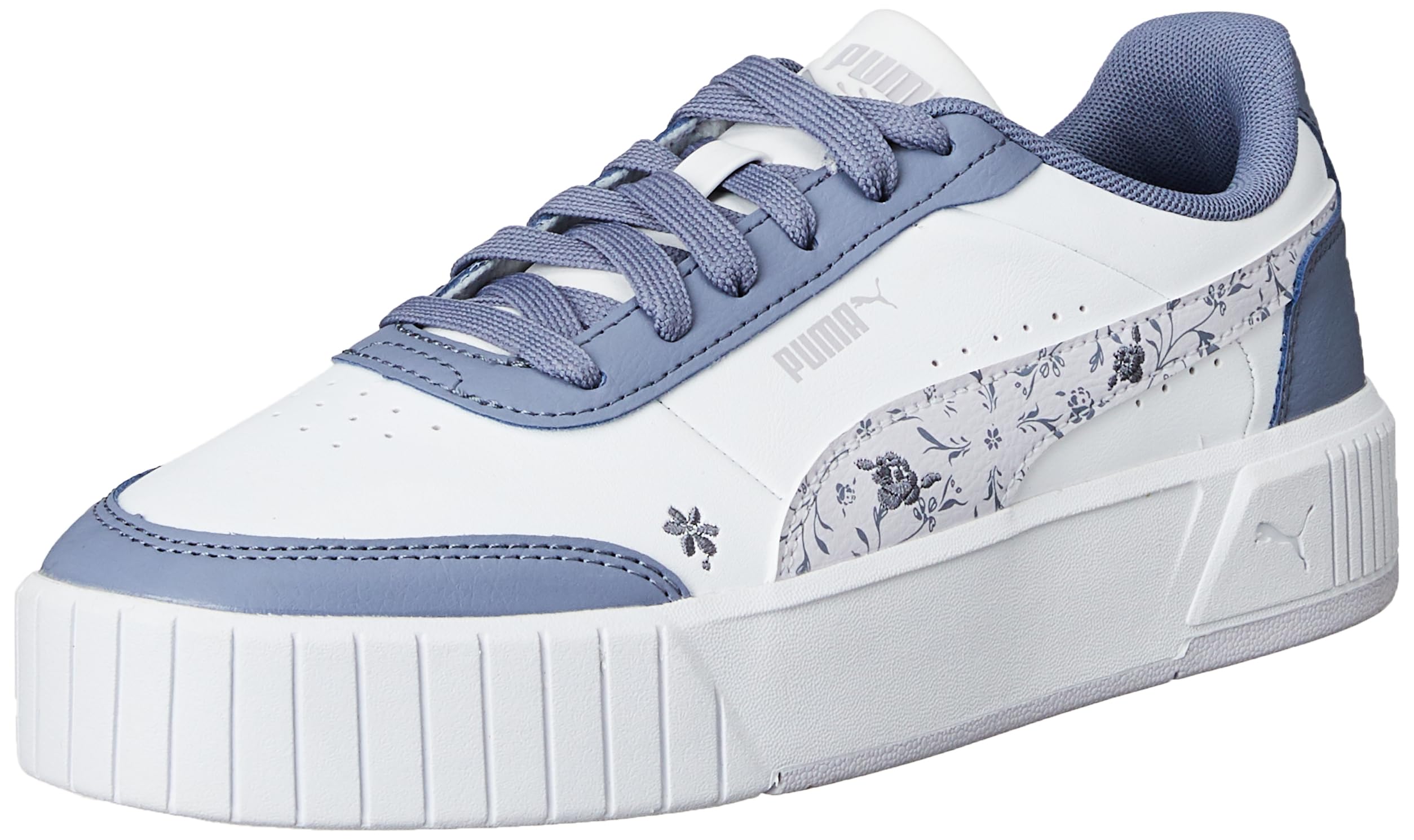 | Carina Mia Fleurs de Provence Women's Sneakers | White-Plum Wine-Gray Sky | 5UK-image-10
