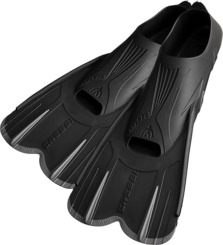Miniatura 7 de Cressi Aletas de natación cortas y ligeras para adultos con bolsillo completo autoajustable para el pie - Perfecto para viajar - Agua Short Hecho en