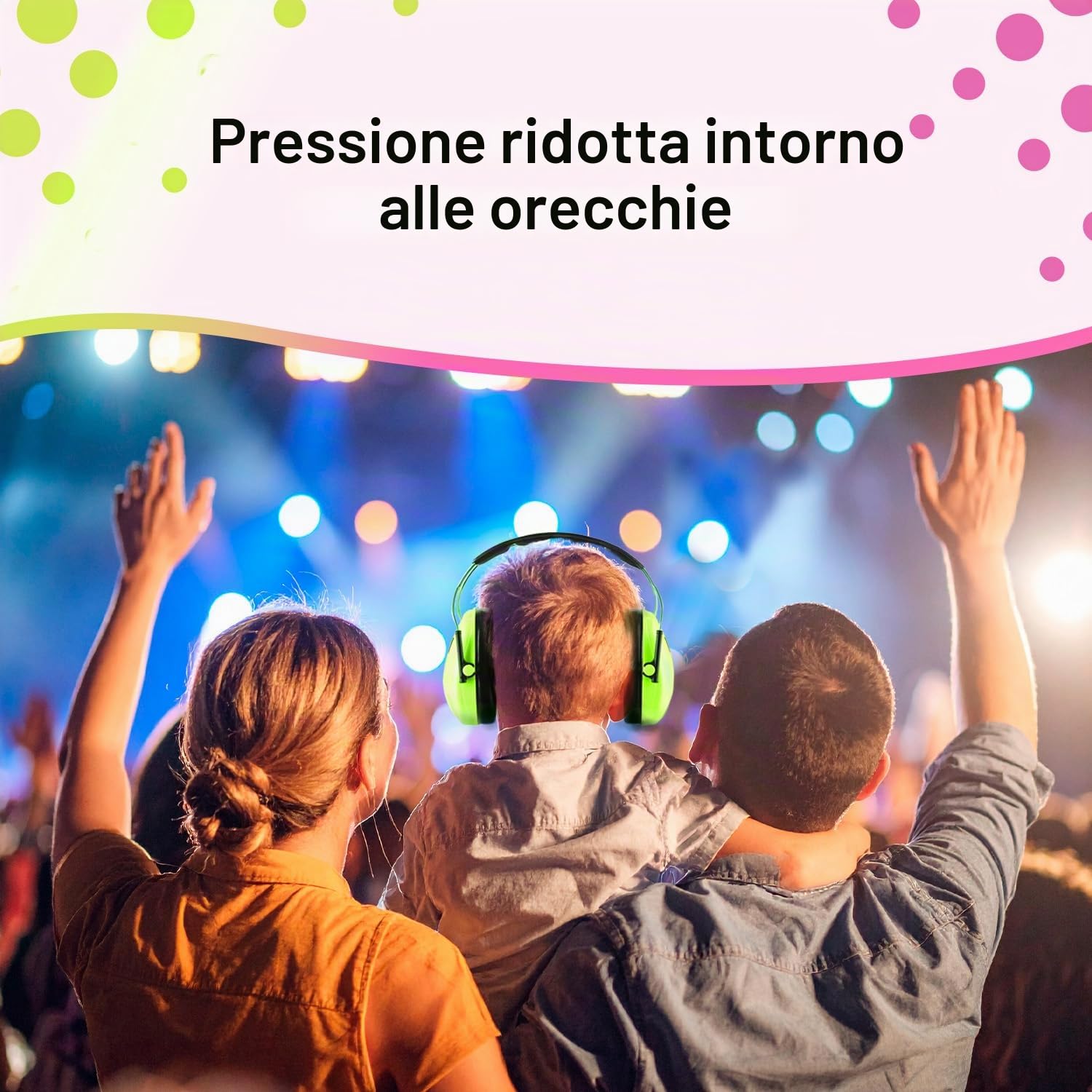 3M Cuffie Auricolari Peltor Kid H510Ak, Protezione Acustica per Bambini, Paraorecchie, Rosa, Misura Regolabile, Contro Livelli di Rumore 87-98 Db, Snr: 27Db, Scuola, Concerti, Festival