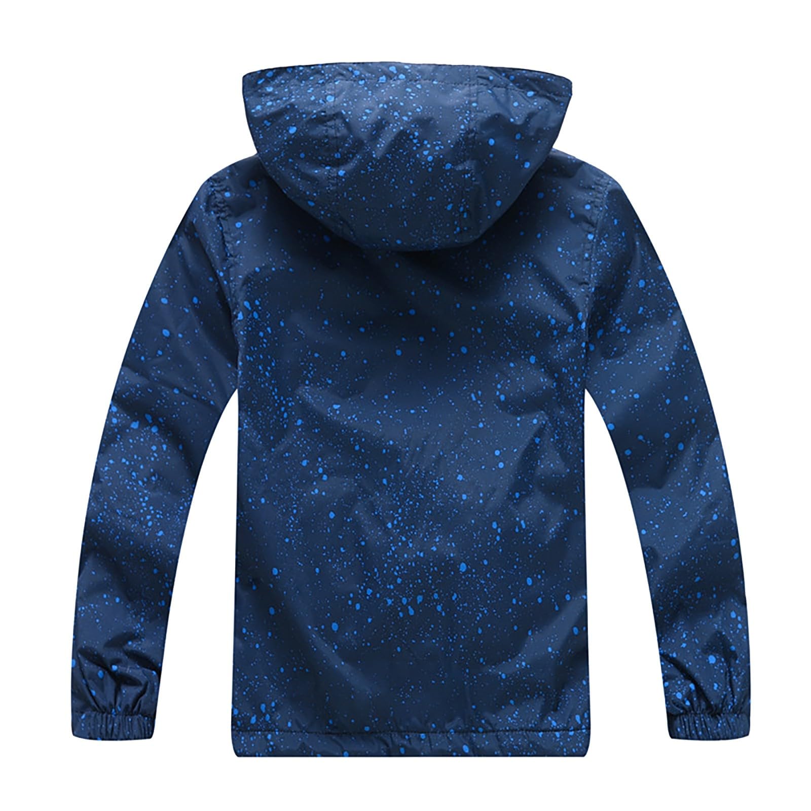 Giacca per ragazzi Giacca a vento leggera foderata in pile con cappuccio giacche all'aperto antivento escursionismo cappotto per bambini autunno inverno Outwear