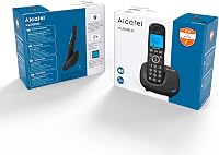 Alcatel XL595 B Vezeték nélküli telefon nagy gombokkal és kijelzővel - xl, SOLO/WITHOUT REPONDER 2