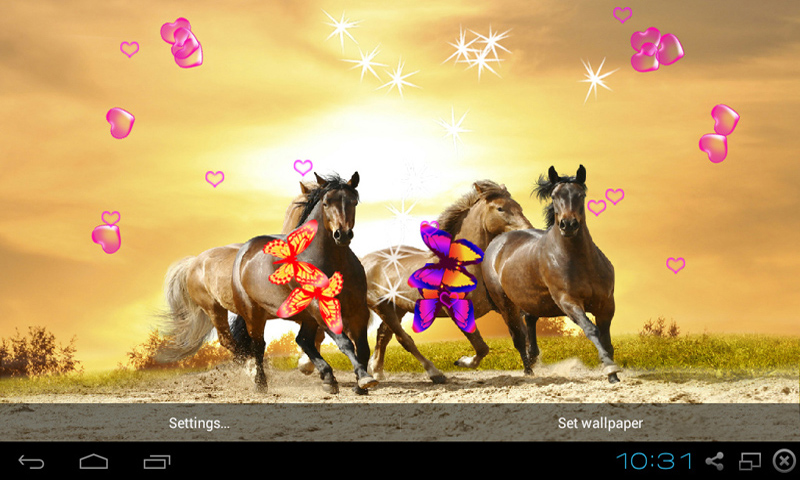 3d Horse Live Wallpaper Amazon Com Appstore For Android