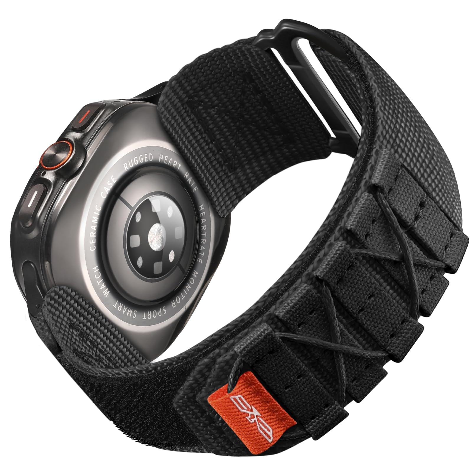 Bandletic Compatible with Samsung Galaxy Watch Ultra Band 47mm for Men and Women, Rugged Wide Military Tactical Nylon Sport Loop Replacement Strap