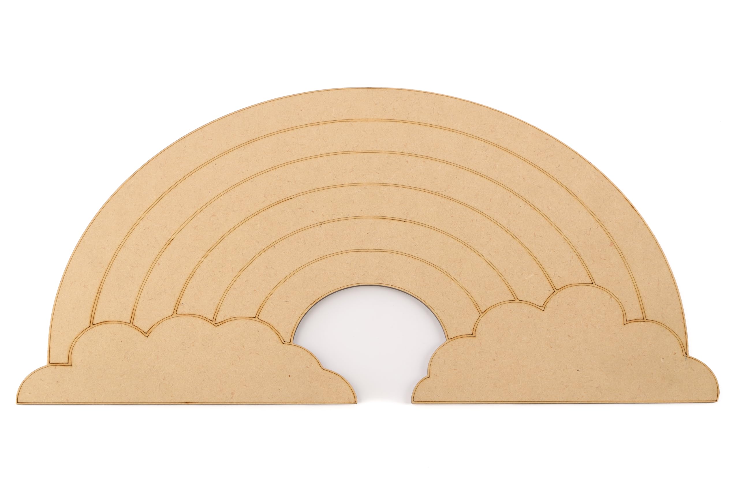 IIE Rainbow MDF Wooden Pre Marked & Cut Out Kids Mind Creativity | 6 X 13 Inch-image-18
