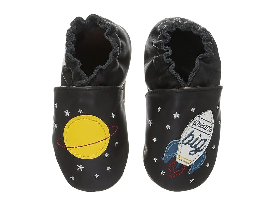 

Robeez Space Dream Soft Sole (Infant/Toddler) (Black) Boy's Shoes