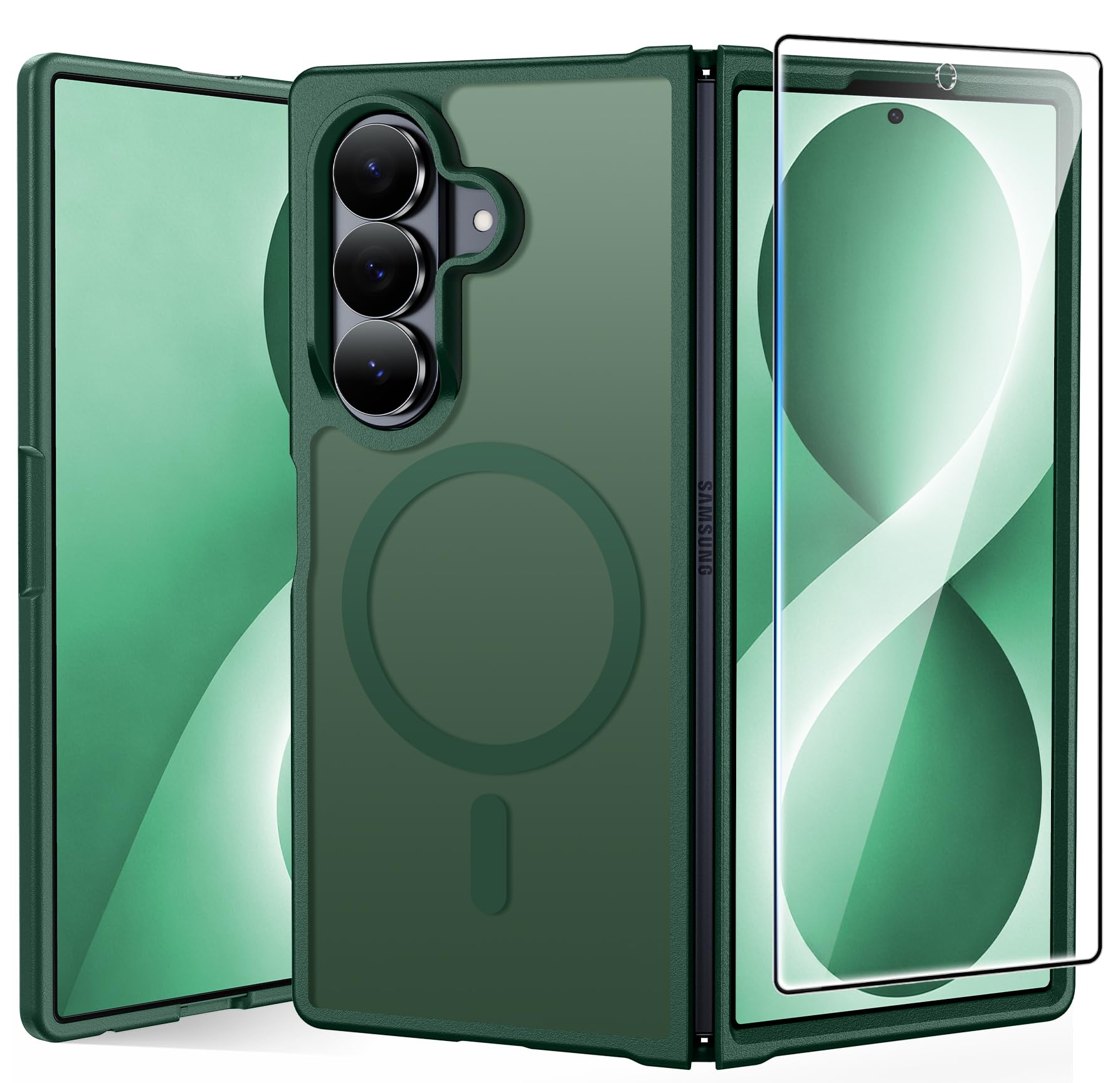FNTCASE for Samsung Galaxy Z Fold 8 Ultra / Z Fold 7 Case, Fit for Magsafe