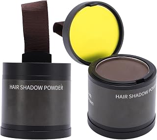 TARSHYRY Hairline Powder for Women & Men, Root Touch Up Hair Color for Gray Coverage, Bald Spot Concealer & Hair Root Filler, 24-Hour Water proof Hair Color Powder (Dark Brown)