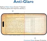 Mothca Matte Screen Protector for iPhone 16/ iPhone 15 [6.1 inch], Anti-Glare & Anti-Fingerprint, Matte Tempered Glass Film (1 Pack)