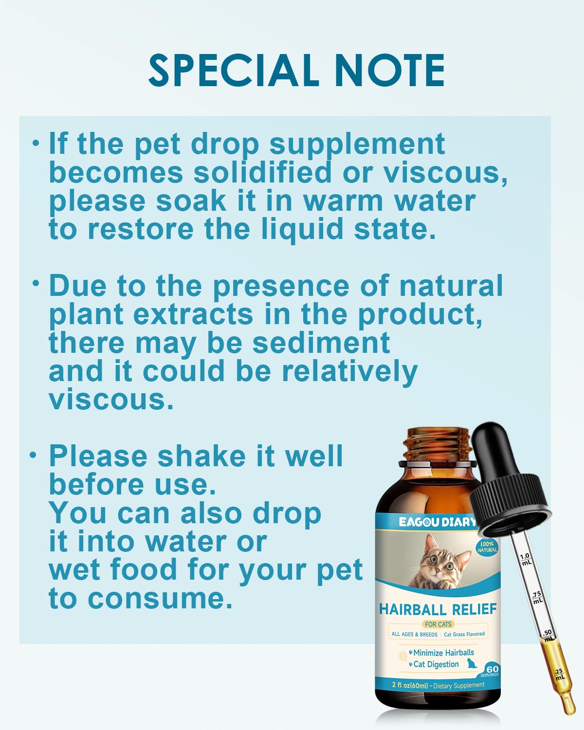 Hairball Remedy for Cats, Cat Hairball Treatment, Digestive Support, Furball Control with Psyllium Husk, Fibers, Enzyme - Image 3