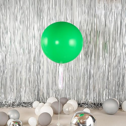 Miniatura 4 de Balloonify - Globos gigantes de 36 pulgadas, 10 globos gruesos, látex fuerte, relleno de helio o aire, globos redondos gigantes verdes, decoraciones