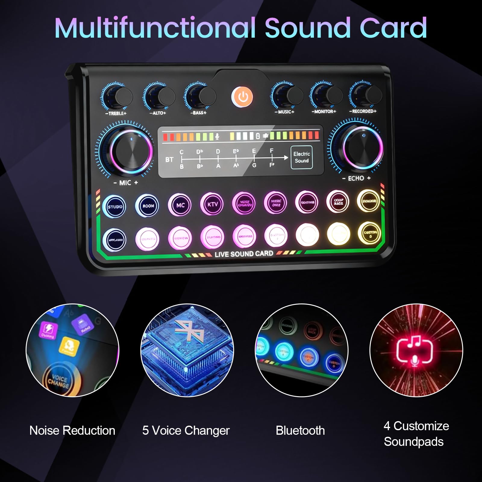 Paquete de podcast, micrófono USB, kit mezclador audio, grabación, podcasting, transmisión