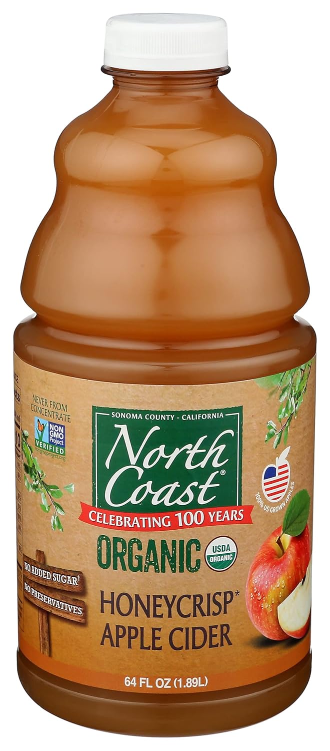 NORTH COAST Organic Honeycrisp Apple Juice, 64 FZ