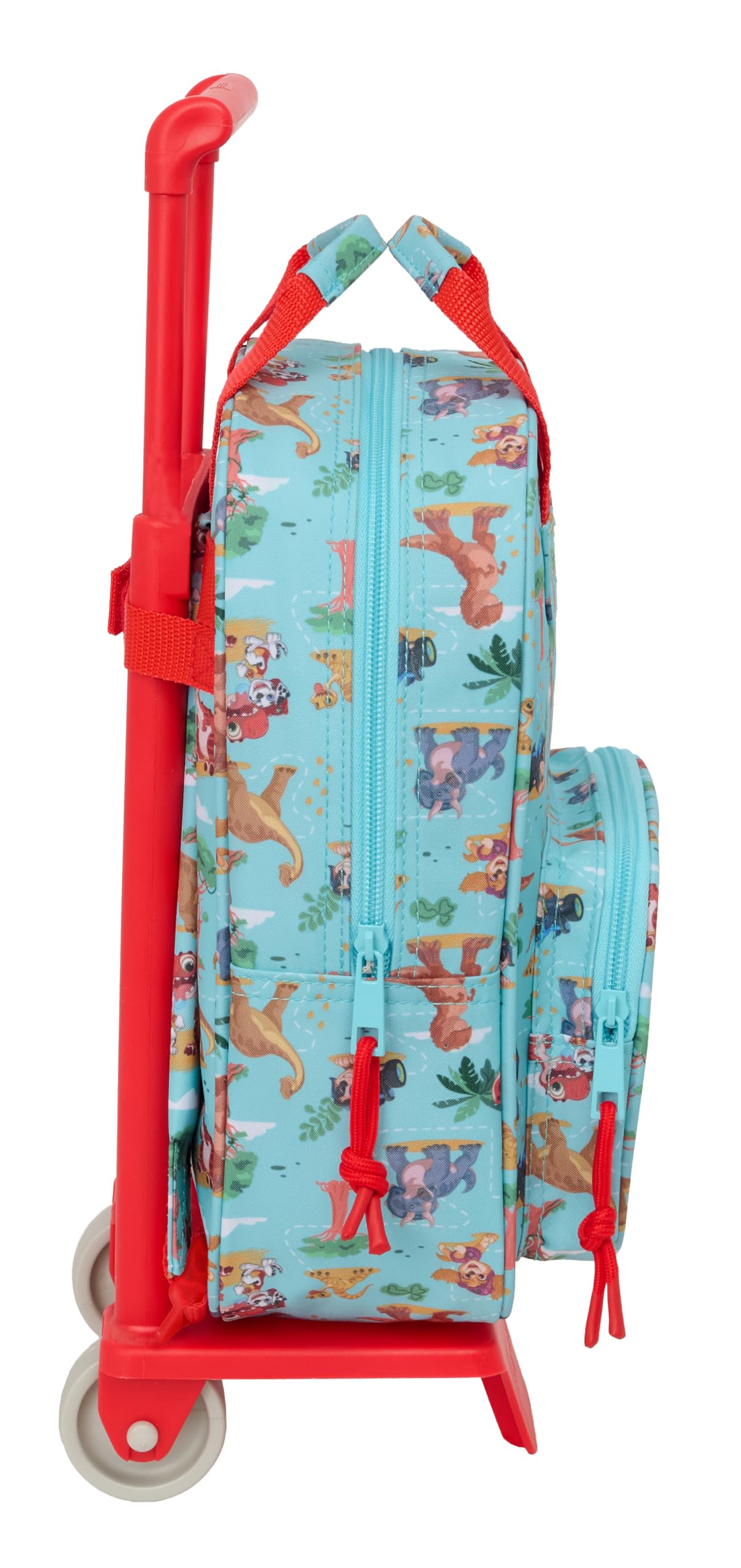 safta PAW PATROL DINO RESCUE - Zaino scuola 765 con carrello 805, ideale per bambini di diverse età, comodo e versatile, qualità e resistenza, 20 x 8 x 28 cm