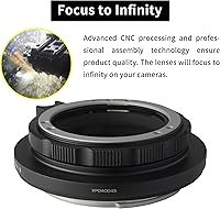 Vista 4 de Anillo adaptador de montaje de lente para lente Contax Yashica CY a cámara Fujifilm GFX GFX50 GFX100