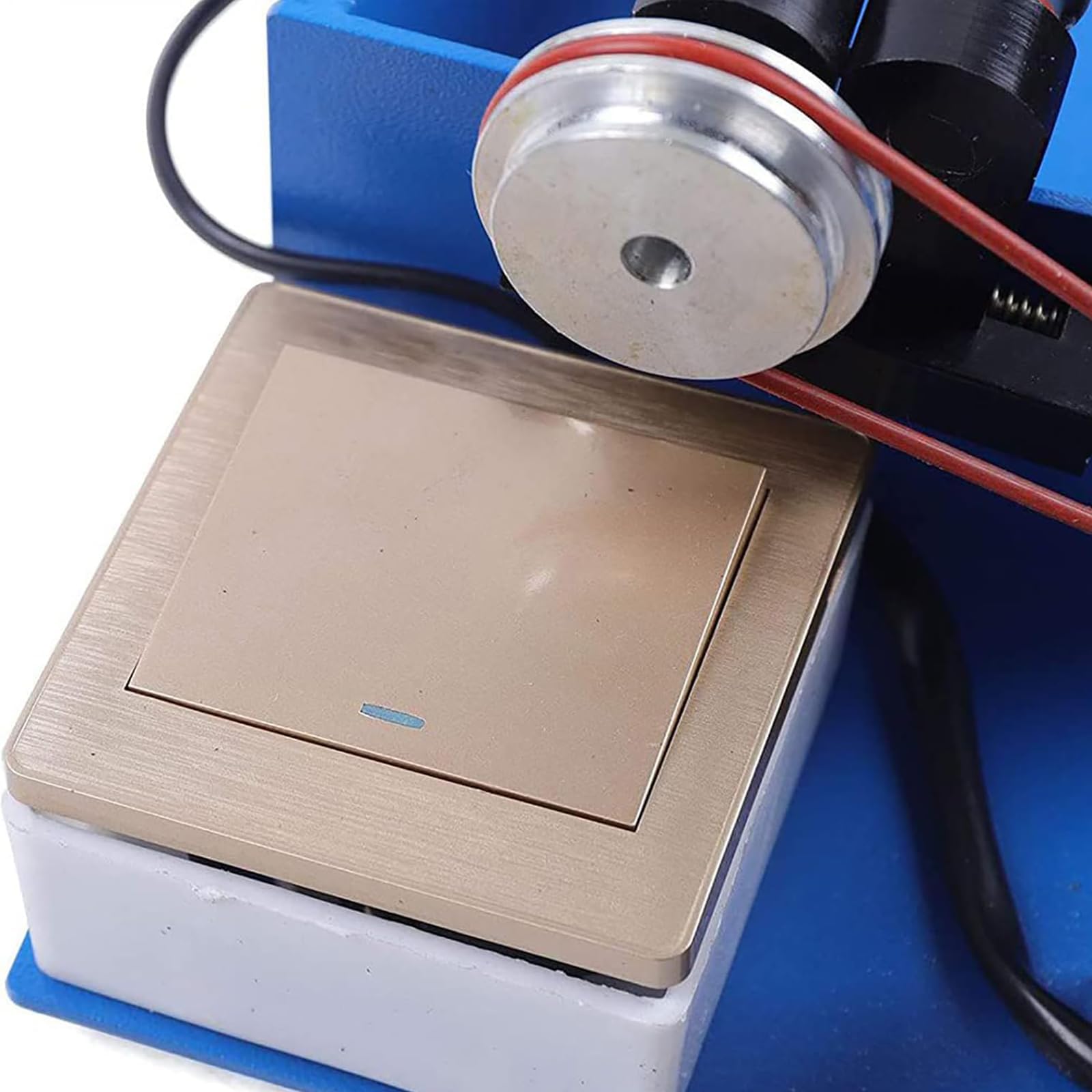 GYKOZY Máquina eléctrica para ensartar cuentas en la fabricación de joyas, herramienta semiautomática para ensartar cuentas en pulseras y collares.