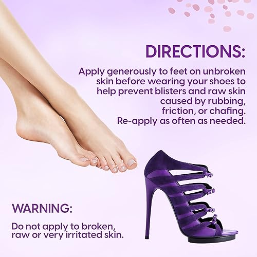 Miniatura 6 de Vanibiss Bálsamo antiampollas para pies, prevención de ampollas de pies, bálsamo antifricción y alivio de rozaduras de pies, bloqueador de ampollas
