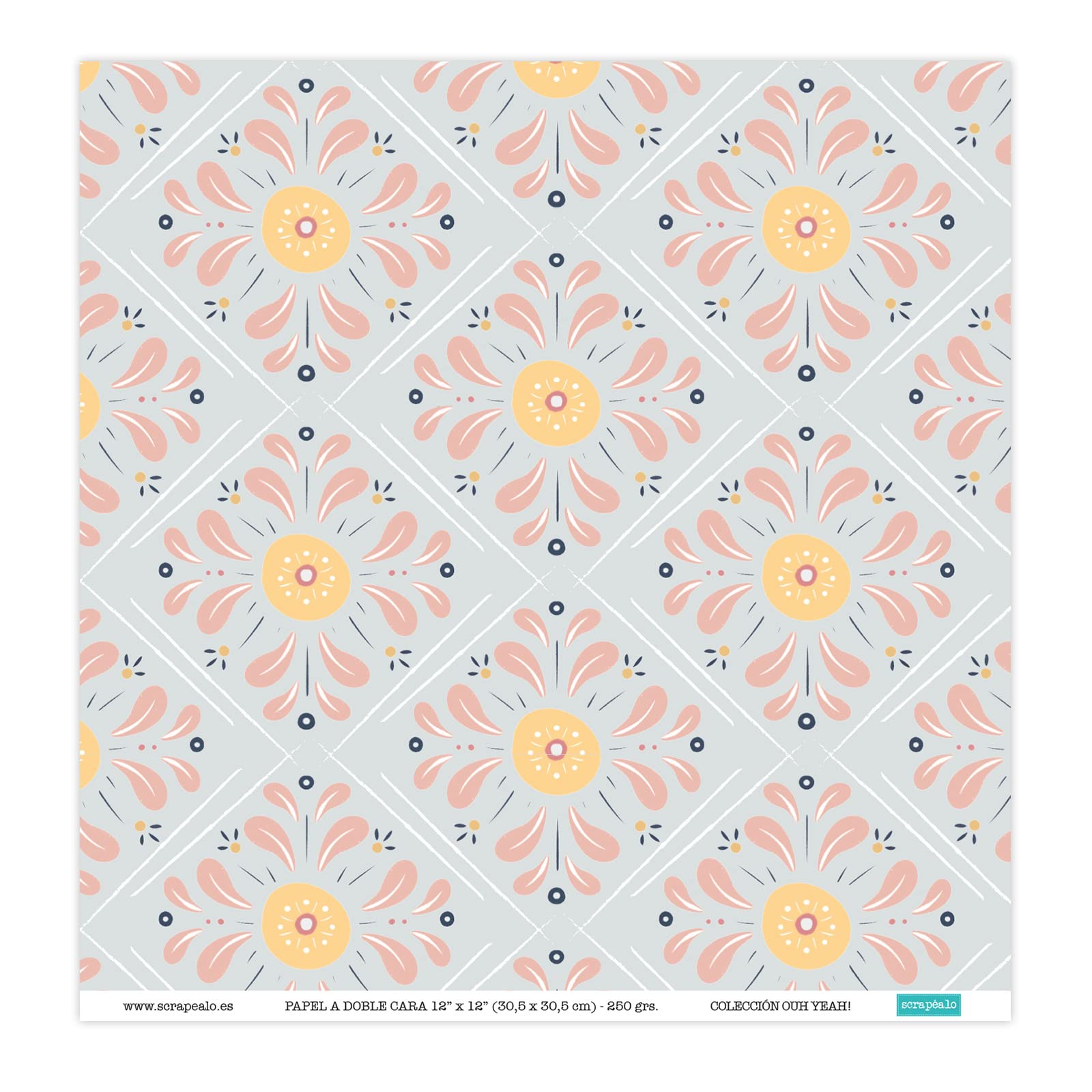 Vizio per lo Scrap collezione di 12 carte per scrapbooking | Carta offset da 250 g/m² | 30,5 x 30,5 cm (12 x 12) | Stampa a colori fronte/retro
