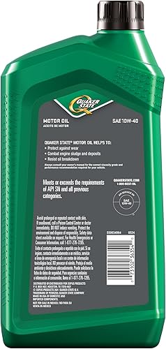 Miniatura 2 de Quaker State - Aceite de motor convencional 10W-40 (1 cuarto de galón, caja de 6)
