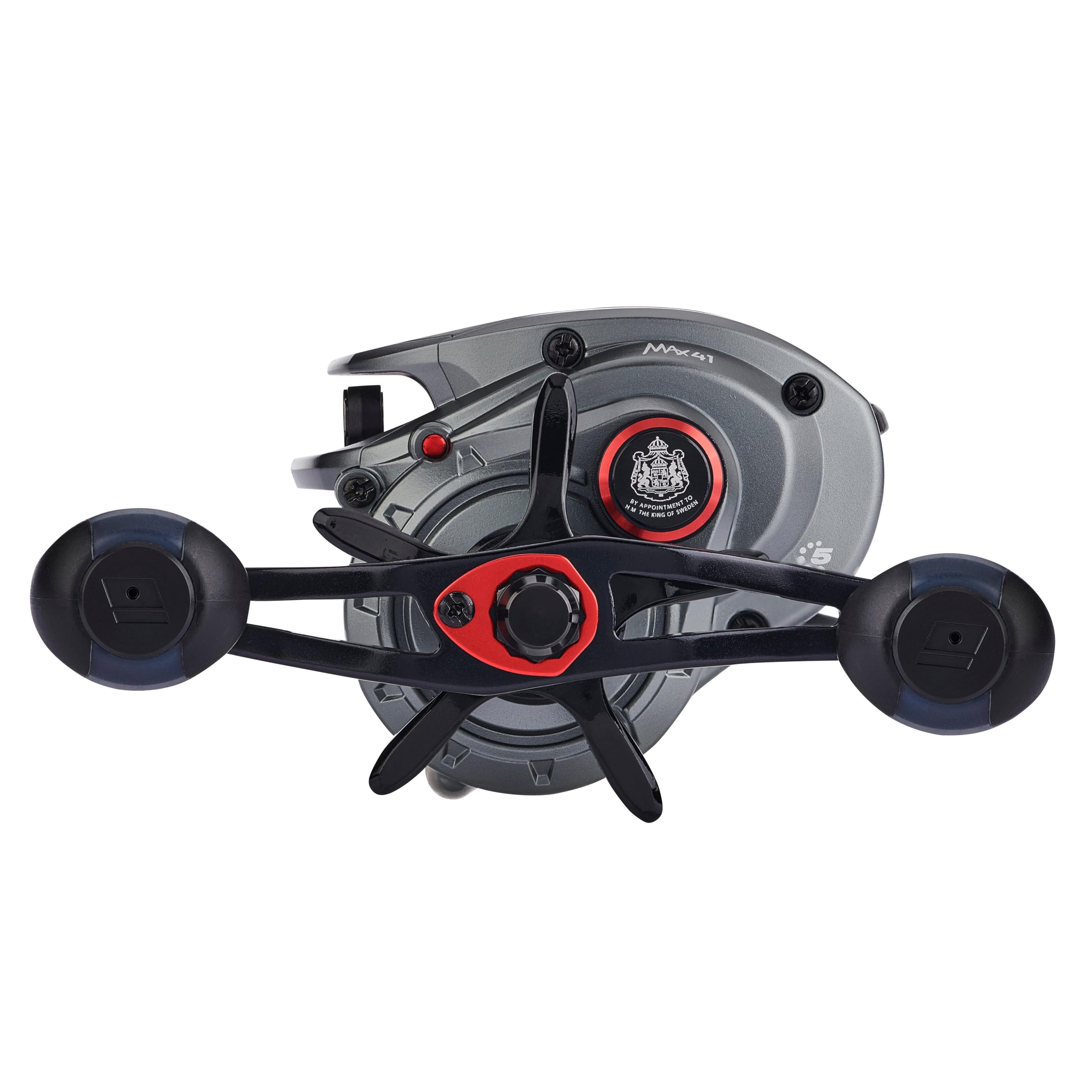 Abu Garcia MAX Low Profile Rolle – Baitcasterrolle zum Raubfischangeln – Hecht, Barsch, Zander