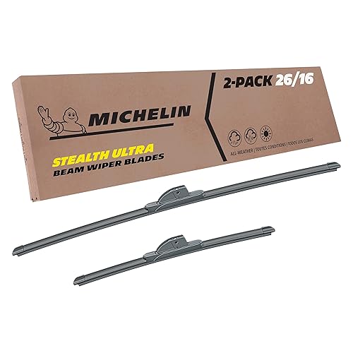 Michelin 19-2616SUBA Stealth Ultra Twin Pack 26 &16 inch Wiper Blade Fits Select Toyota, Hyundai, Honda, Kia, Subaru, Nissan, Acura, Ford, Mazda Infiniti, Model Years (2 Pack)