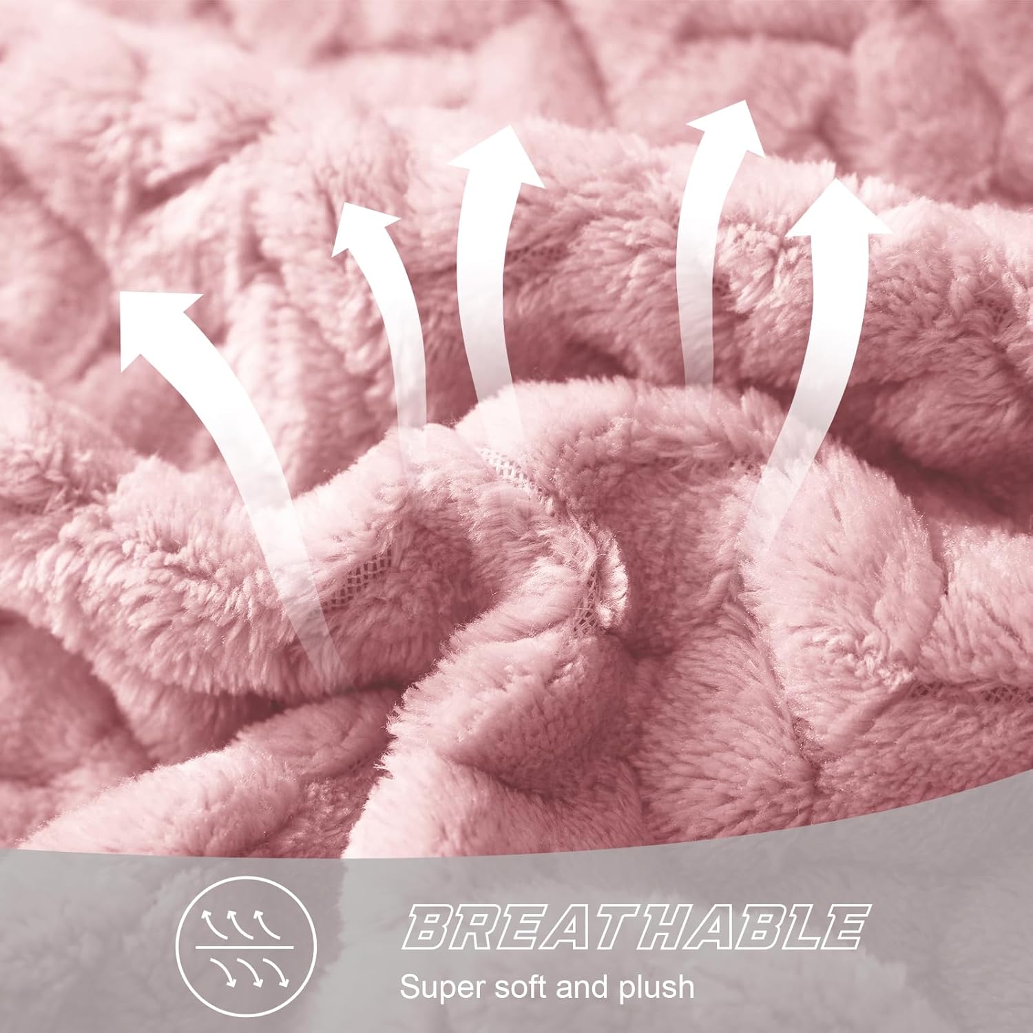 Exclusivo Mezcla Fleece Throw Blanket for Couch and Bed,