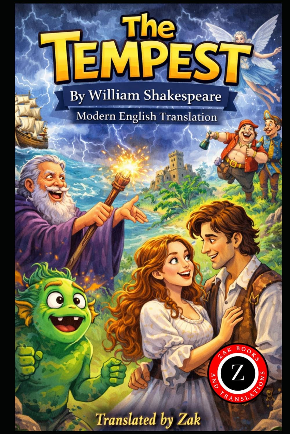 The Tempest: (Modern English Version): Easy to Read | Full Play in Modern English (Shakespeare in Modern, Easy to Read English)