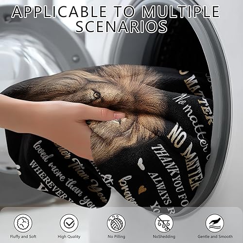 Miniatura 4 de Regalos para papá, regalos de cumpleaños de hija a mi papá, manta para papá de hijo, regalo de Navidad, cumpleaños, Acción de Gracias, manta