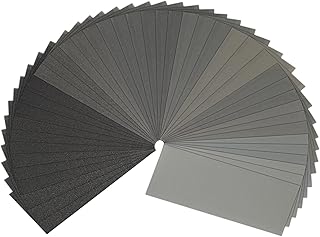 STEBRUAM Sandpaper 120 to 3000 Grits, Wet and...,