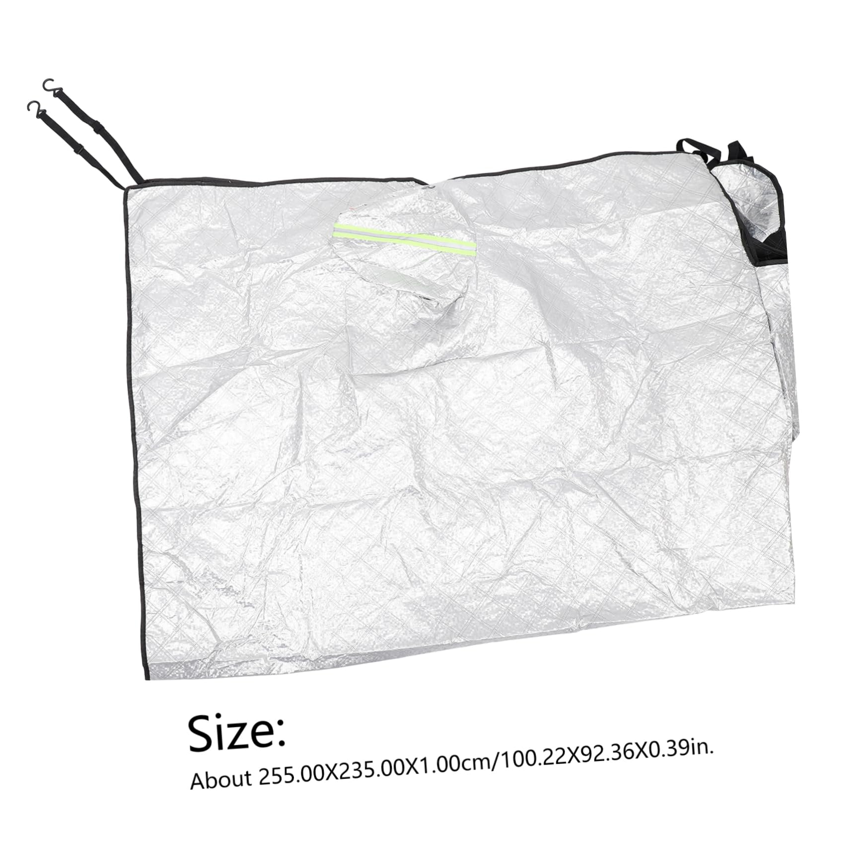 PartyKindom bouclier de neige couverture de glace de pare-brise couverture de pare-brise anti-neige couverture de neige de pare-brise de voiture bouclier de fenêtre de véhicule tissu non tissé