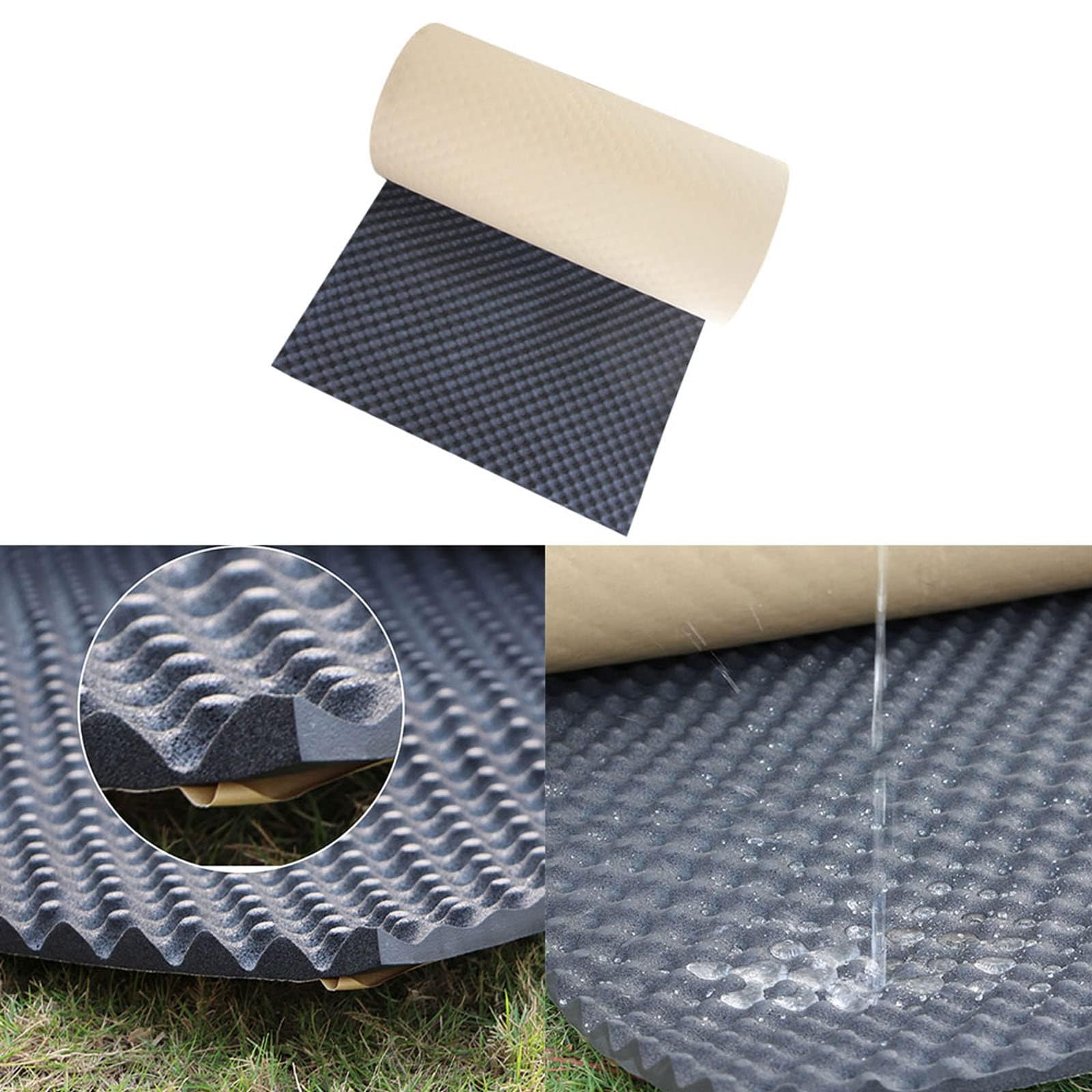 Panneaux de Mousse Acoustique, Anti Bruit Panneau Absorbant Acoustique, Mousse Acoustic pour Podcasting Studios d'enregistrement Bureaux Apprentissage à Domicile (100x50x2cm)