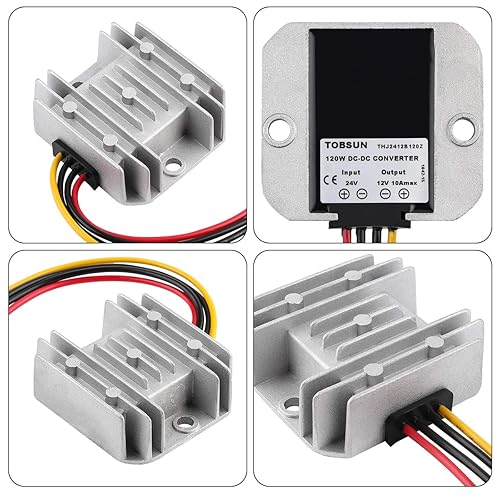 Miniatura 2 de Reductor de voltaje CC CC 24 V reductor de corriente continua a 12 V, 10 A, 120 W, regulador de voltaje, convertidor de potencia, módulo