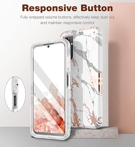 Miniatura 4 de SURITCH Funda para Samsung Galaxy A14 5G, protector de pantalla antiarañazos incorporado Protección de cuerpo completo de 360 a prueba de golpes