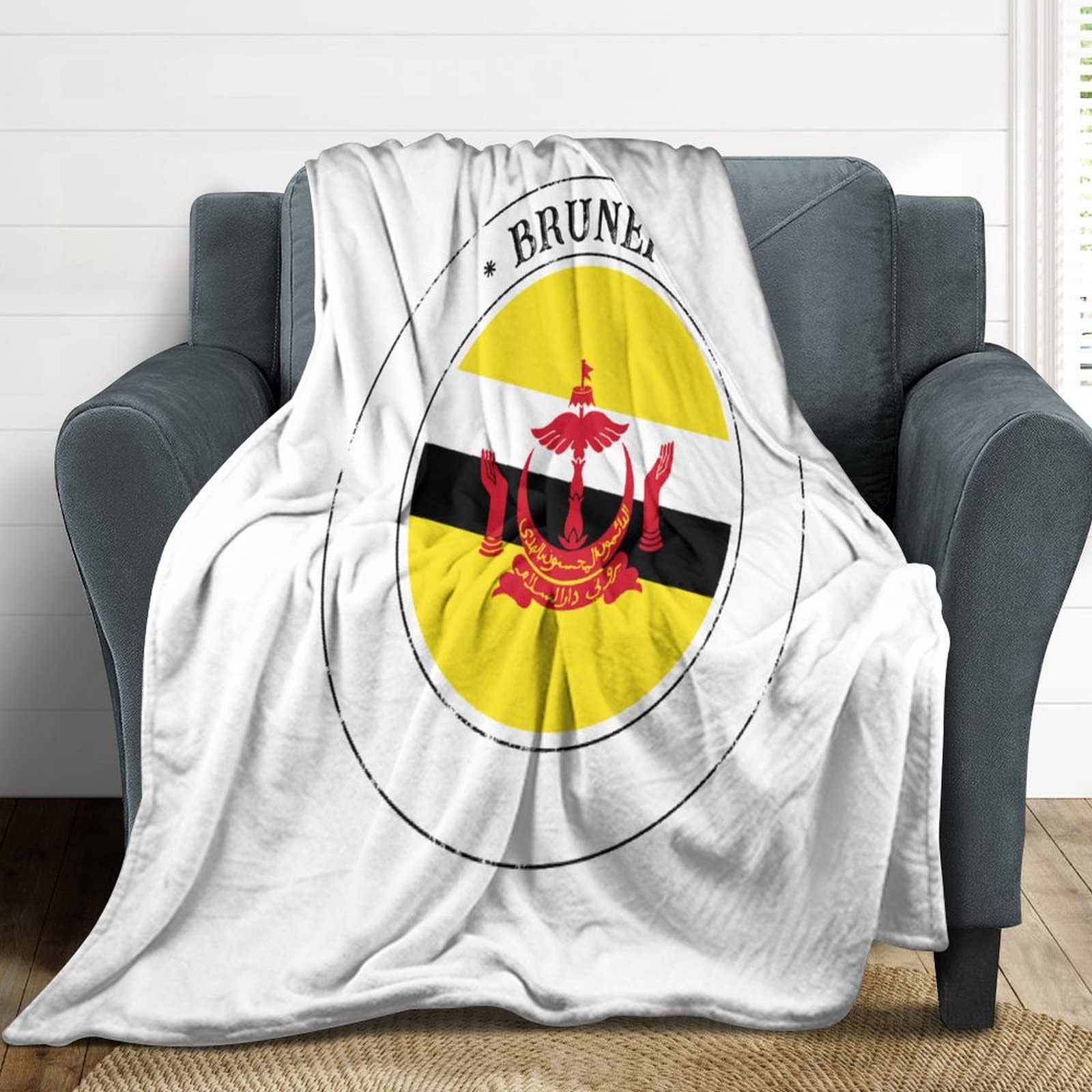 Couverture de lit en flanelle pour salon et chambre plaid chaud de voyage