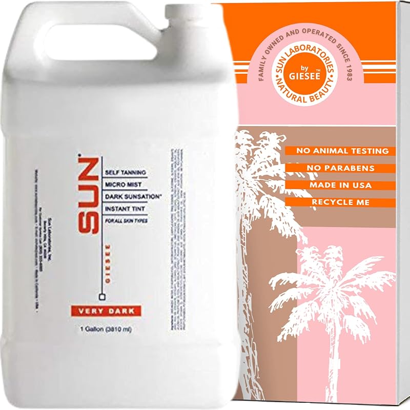Sun Laboratories by Giesee Dark Sunsation Solução para Autobronzeamento em Spray 3,79 L