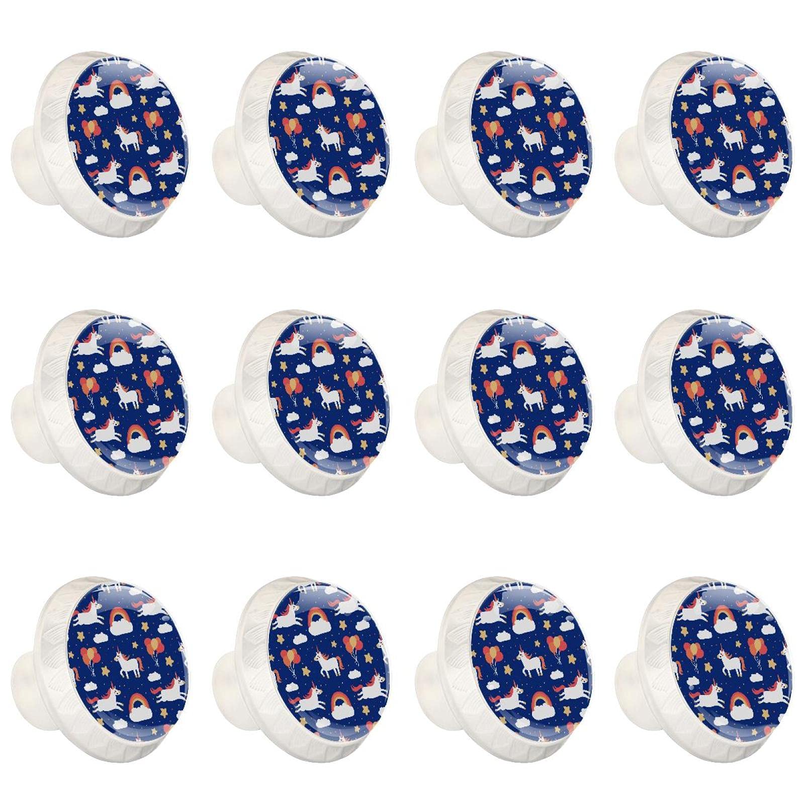 Boutons décoratifs ronds licorne pour illuminer le mobilier et émerveiller vos enfants