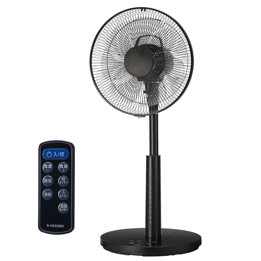 扇風機 Amazon | ユアサプライムス リビング扇風機 DCモーター 温度