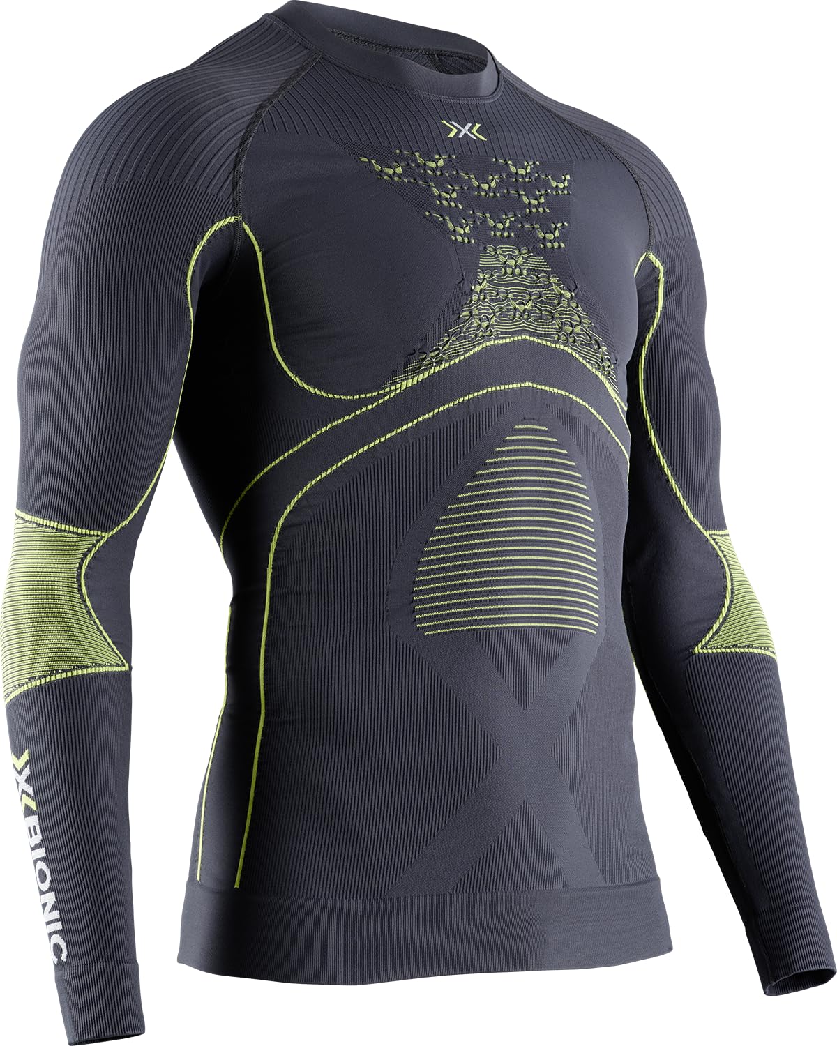 X-Bionic Energy Accumulator 4.0 Shirt Round Neck Long Sleeves Men Capa De Base Camiseta Funcional Hombre
