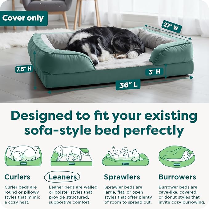 Funda para Cama de Perro Grande Lavable miniatura 3