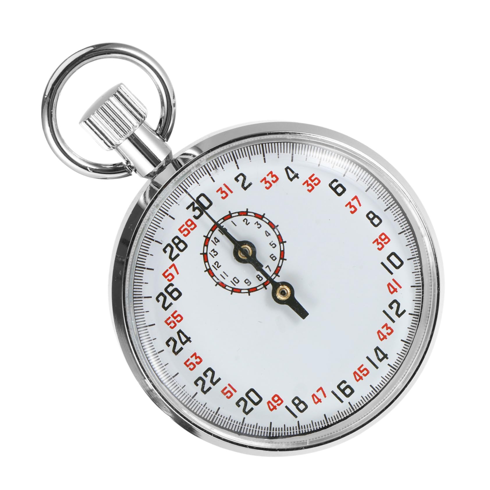 Chronomètre mécanique en métal au style traditionnel pour laboratoires
