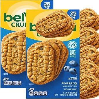 Blueberry Breakfast Biscuits, 25 Count, 1.76 oz 25 Count2 pack